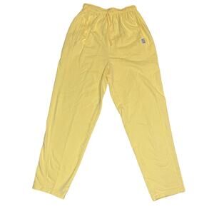 Vintage Cre8 Havoc Sportswear 100% Cotton Jogger Pant Yellow Men’s Lg Unisex M-L